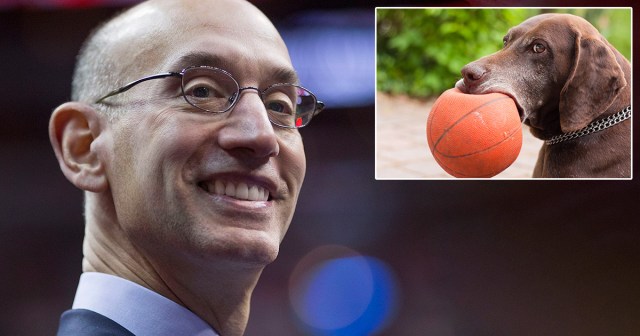 NBA Commissioner Using Time During Suspension to Finally Add “No Dogs” to Rulebook