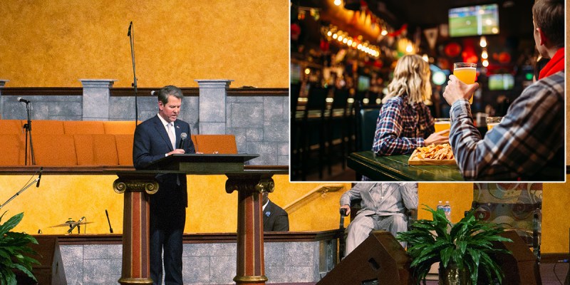 Georgia, re-open, quarantine