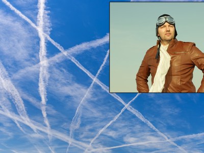 chemtrails, writing, plane, sky, clouds