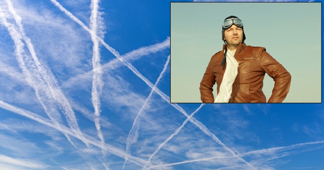 Skywriter Forced to Make Ends Meet with Chemtrails Gig