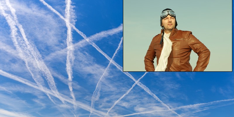 chemtrails, writing, plane, sky, clouds