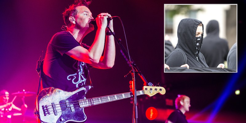 blink-182. antifa, cops