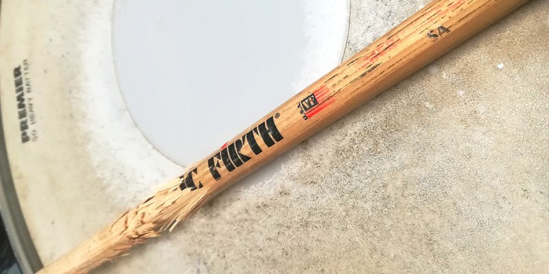 stick, broken stick, band, drummer, crack