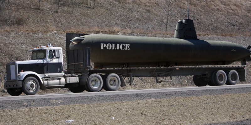 defund, police, submarine