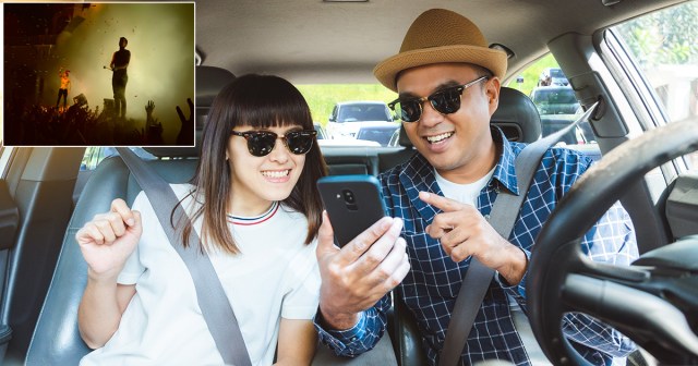 Everyone at Twenty One Pilots Drive-In Show Wearing Seatbelt