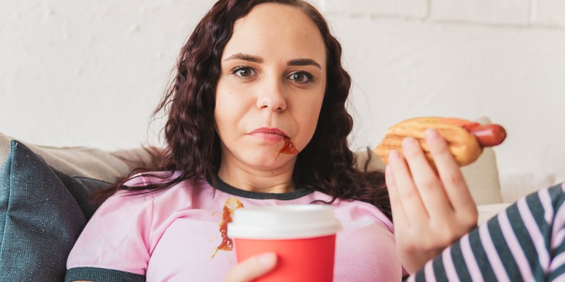 hot dogs, depressed, gross, world record