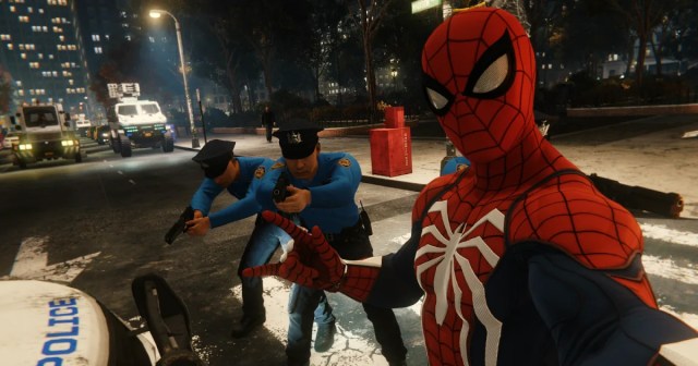 Sony Rushes Out ‘Spider-Man’ DLC That Lets You Play as Spidey Breaking Up Protests in Brooklyn