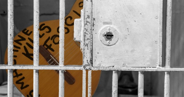 Woody Guthrie’s Guitar Arrested for Terrorist Sympathy