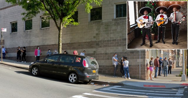 Show-Deprived Scene Lines Up Around the Block to See Recently Reopened Restaurant Mariachi Band