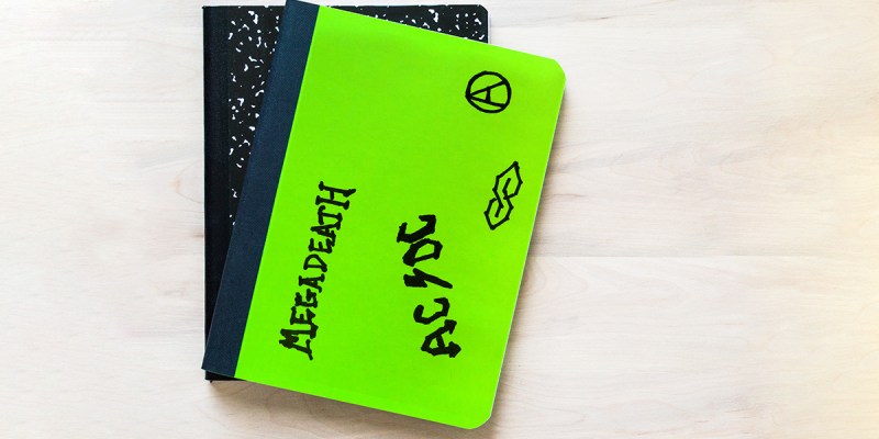 megadeth, megadeath, misspell, dumb, english, class, doodle