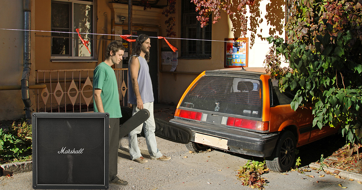 driveway, upstairs, neighbor, band, punk, DIY