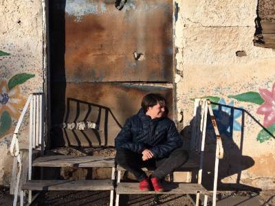 small town, scene, denise