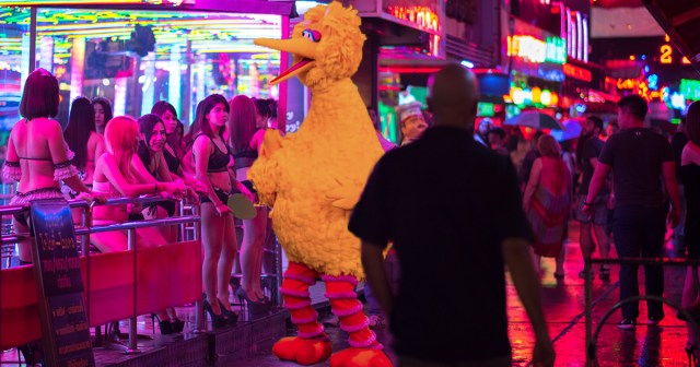 Disgraced Big Bird Arrested for Loitering in the “Sesame Street” Red Light District