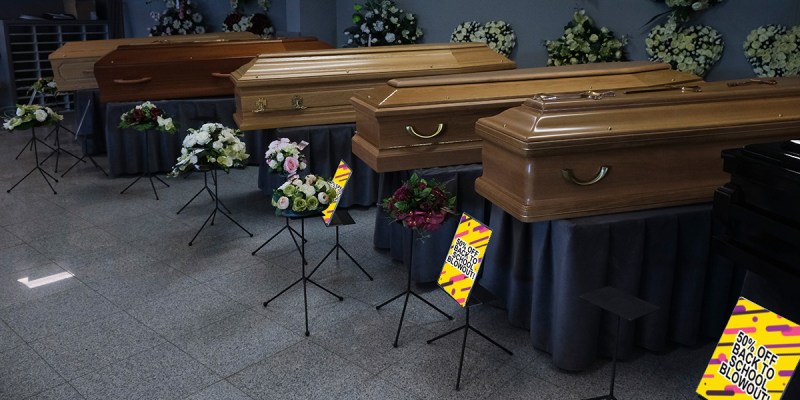 casket, back to school, savings