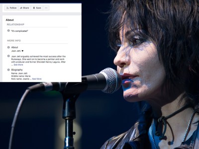 joan jett, relationship, rock'n'roll, complicated, facebook, status