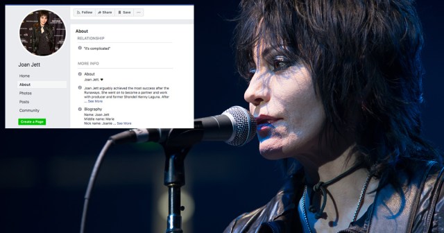 Joan Jett Changes Relationship Status with Rock ‘N’ Roll to “It’s Complicated”