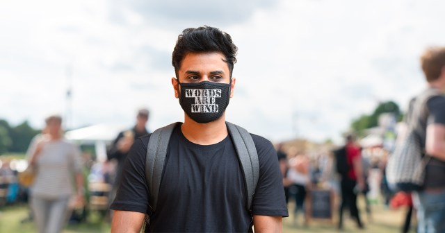 Total Loser Wears Band’s Mask to Their Show