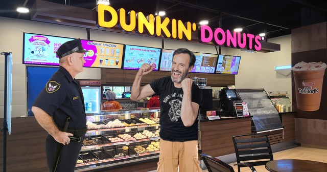 Suburban Dad Star Struck After Conversing with Real Life Police Officer