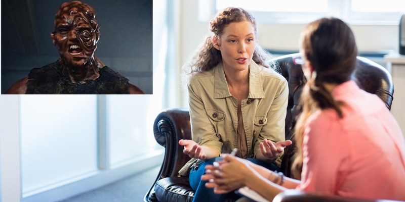 therapy, avenger, toxic avenger, boyfriend, dating, scary