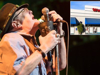 blues band, traveller, blues traveller, walgreens, drug store, convenient, speakers, background music, elevator music