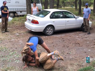 fight, fistfight, weird, quiet, silent, punch, kick, hurt