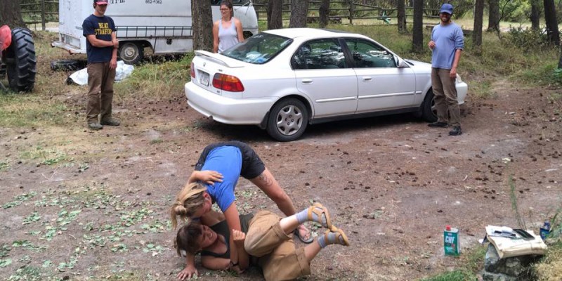 fight, fistfight, weird, quiet, silent, punch, kick, hurt