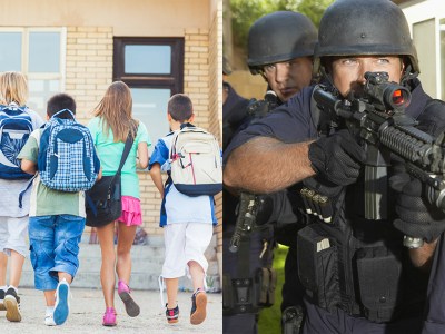 school, white, men, kids, police, officer, law