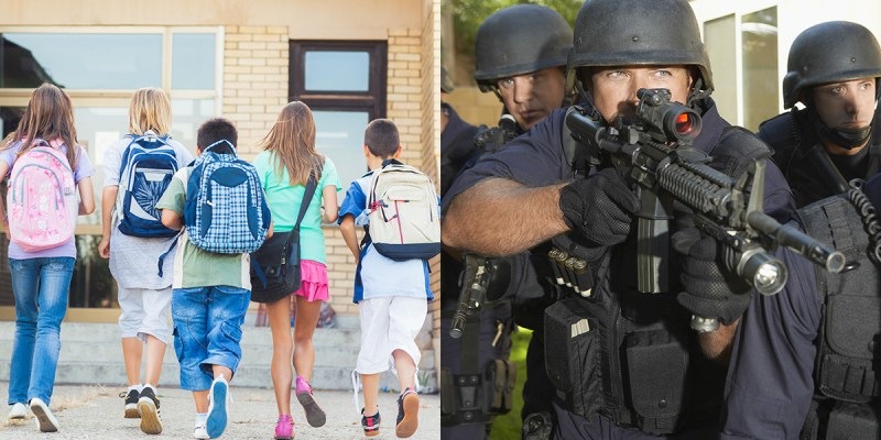school, white, men, kids, police, officer, law