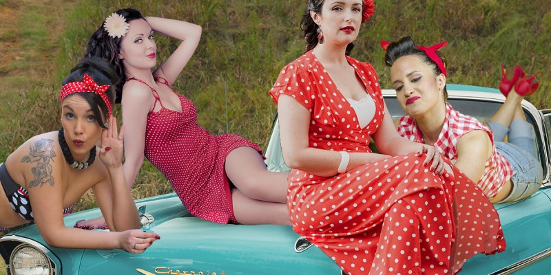 rockabilly, models, hood, classic, car, old