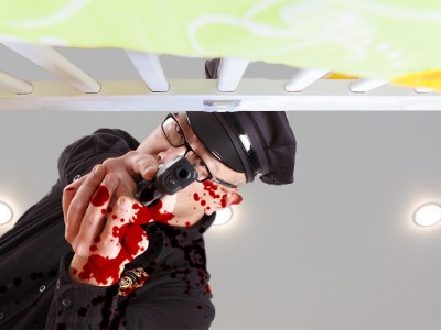 cop, toddler, shoots