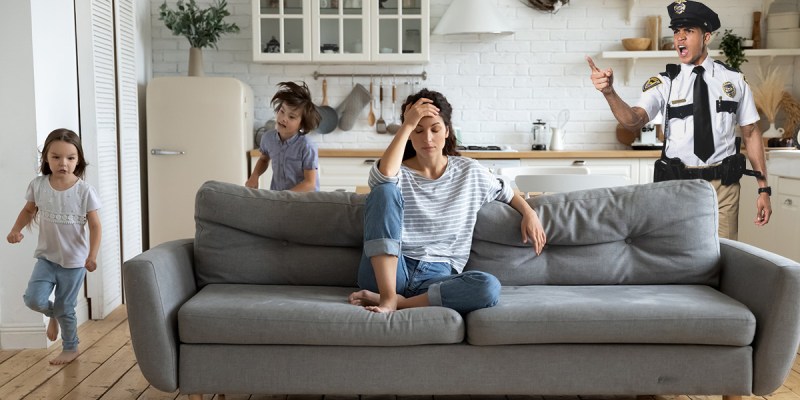 wife, kids, violence, hurt, suspect, criminals, wrong, misguided