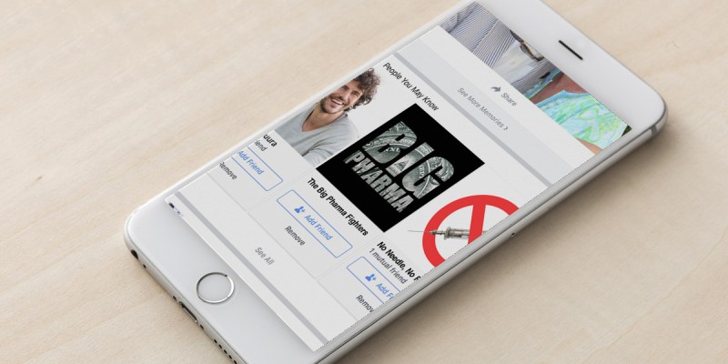 facebook, phone, advertisement, death, sickness, vaccination