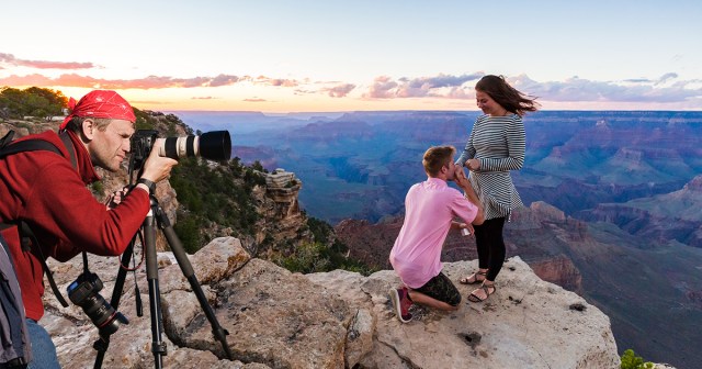 Stranger Will Only Take a Photo of You and Fiancé if You Credit Him on Instagram