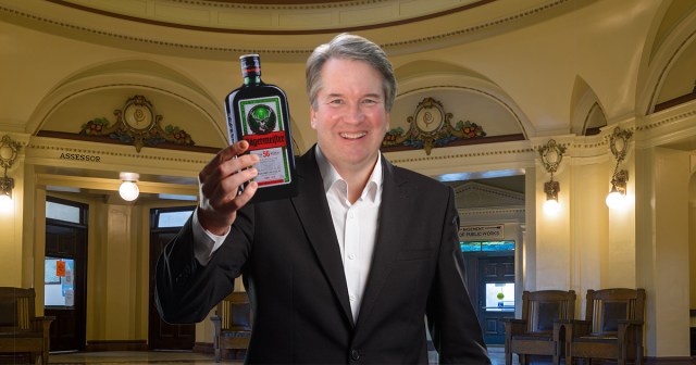 Kavanaugh Declares Next Supreme Court Justice Is Whoever Butt-Chugs This Handle of Jäger First