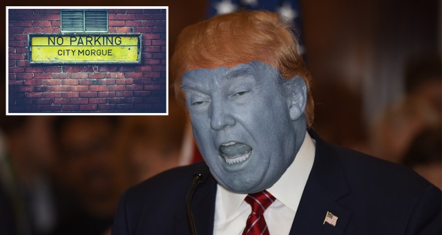 White House Claiming Trump Moved to Morgue “Simply as a Precautionary Measure”