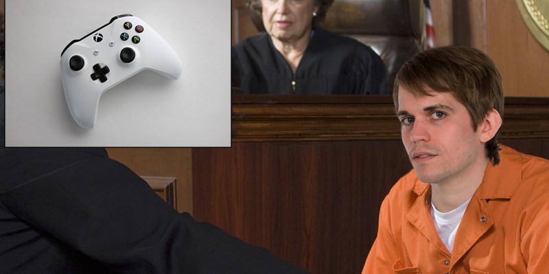 teen, xbox, shooter, white, scary, unstable, gamer, court, jumpsuit, orange, jail, timeout