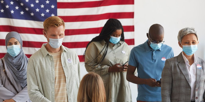 liberal, voter, sticker