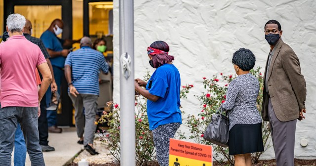 Black Man Stuck in Line at Polling Station Receives “I Tried to Vote” Sticker