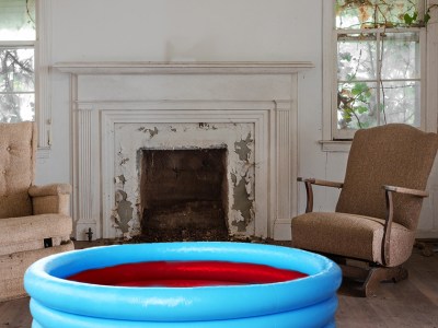 blood, birth, commune, gross, cult, swimming pool, kiddie pool