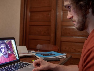 zoom, sad, computer, messy, beard, hair, long, beard, wood, macbook, notebook