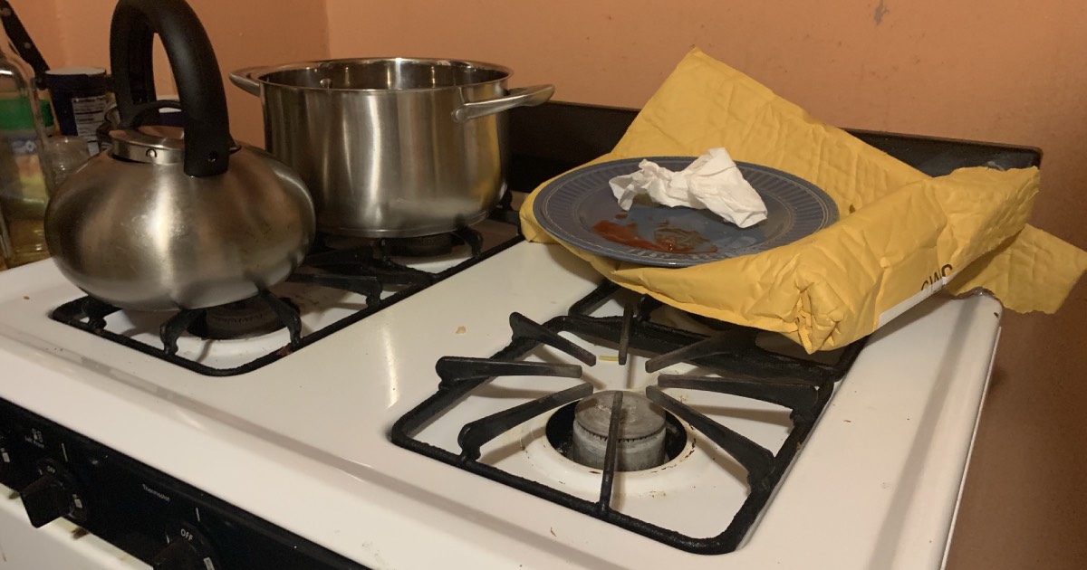 chili, composting toilet, dishes