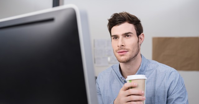Virtual Intern Not Sure What to Do With Latte He Just Pissed In