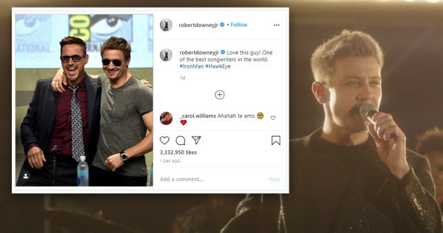 MCU Stars Unite to Defend That Song Jeremy Renner Put Out Last Year