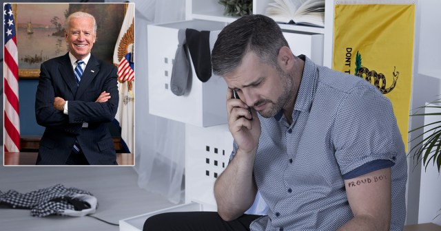 Nazi Not Sure How To Tell Family He Voted For Biden