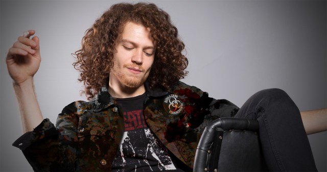 Biohazard Patch on Metalhead’s Unwashed Jacket Slowly Turning into Legitimate Warning