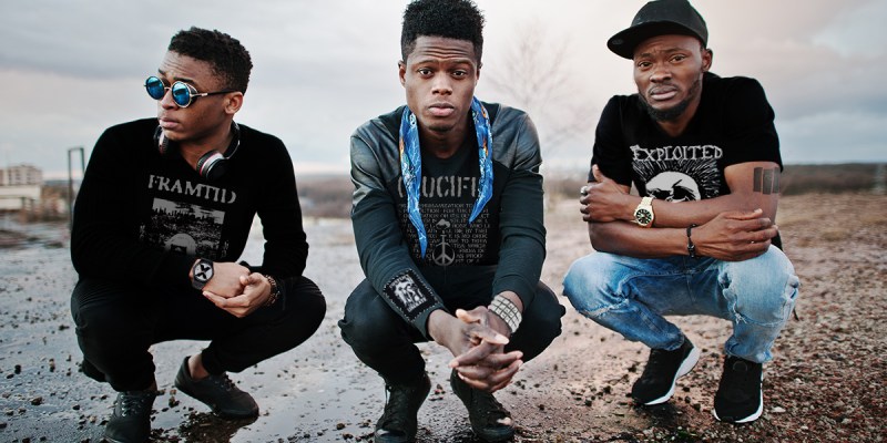 black, punk, squat, wet, water, mud, overcast, cool, denim, tee shirt, cloudy