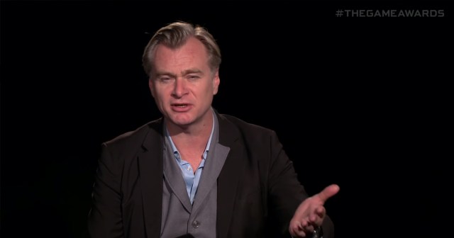 Games Award Presenter Christopher Nolan Urges People to Play Games in Theaters on the Big Screen