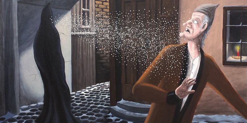 cough, droplets, virus, spread, ghost, black, dark, sleep, awake, cartoon, painting, infect, scary, weird