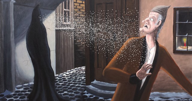 Scrooge Exposed To Covid After Visit From Ghost Of Christmas Future