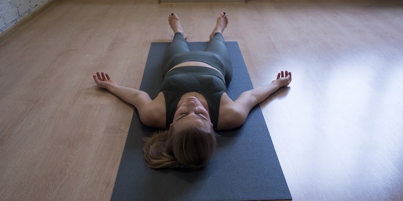 lay down, sleep, meditation, peaceful, mat, yoga, girl, brunette, tired, sleepy, inner peace, chakras, align